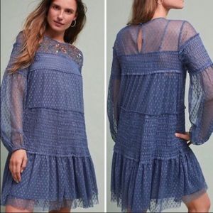 Anthropologie Maeve Samara Enmesh Tunic Dress